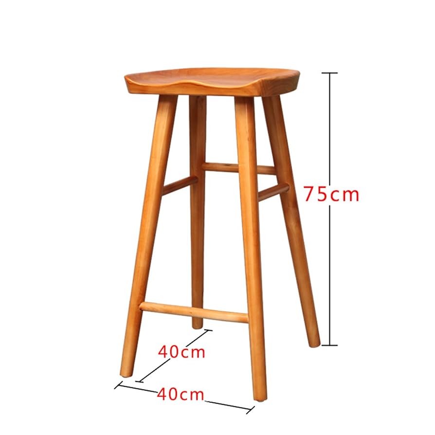 Amazon｜ハイスツール カウンターチェア スツール 木製 55cm